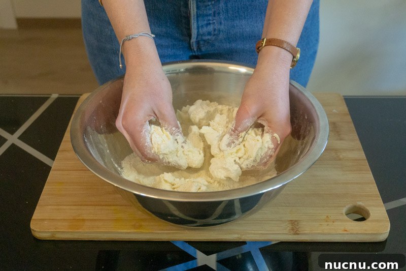 Authentic Armenian Gata (Nazook) Recipe — Traditional Pastry Guide 4 Mixing the dry ingredients