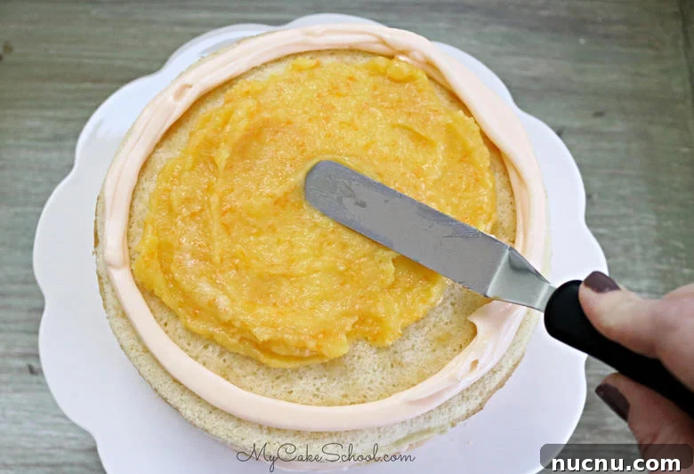 Lemon and Orange Layer Cake Recipe for Zesty Citrus Dessert 4 Lemon Orange Layer Cake with Orange Curd Filling