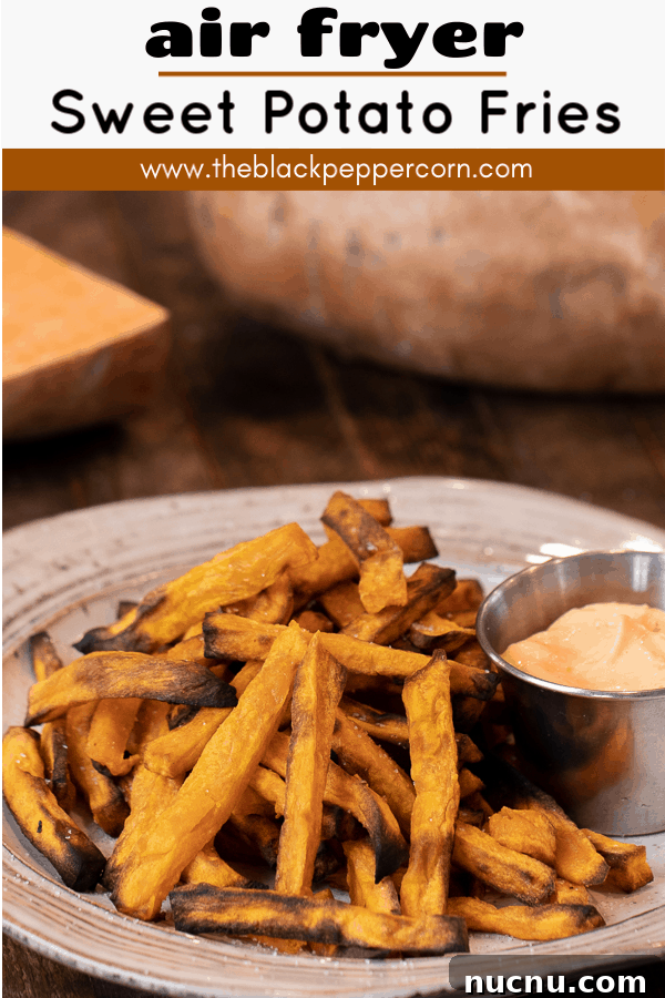 Crispy Air Fryer Sweet Potato Fries Recipe 9 Easy instructions for how to make sweet potato french fries in an air fryer. Crispy and tastes just like deep fried but this recipe uses very little oil. Sweet potatoes make the perfect fries.