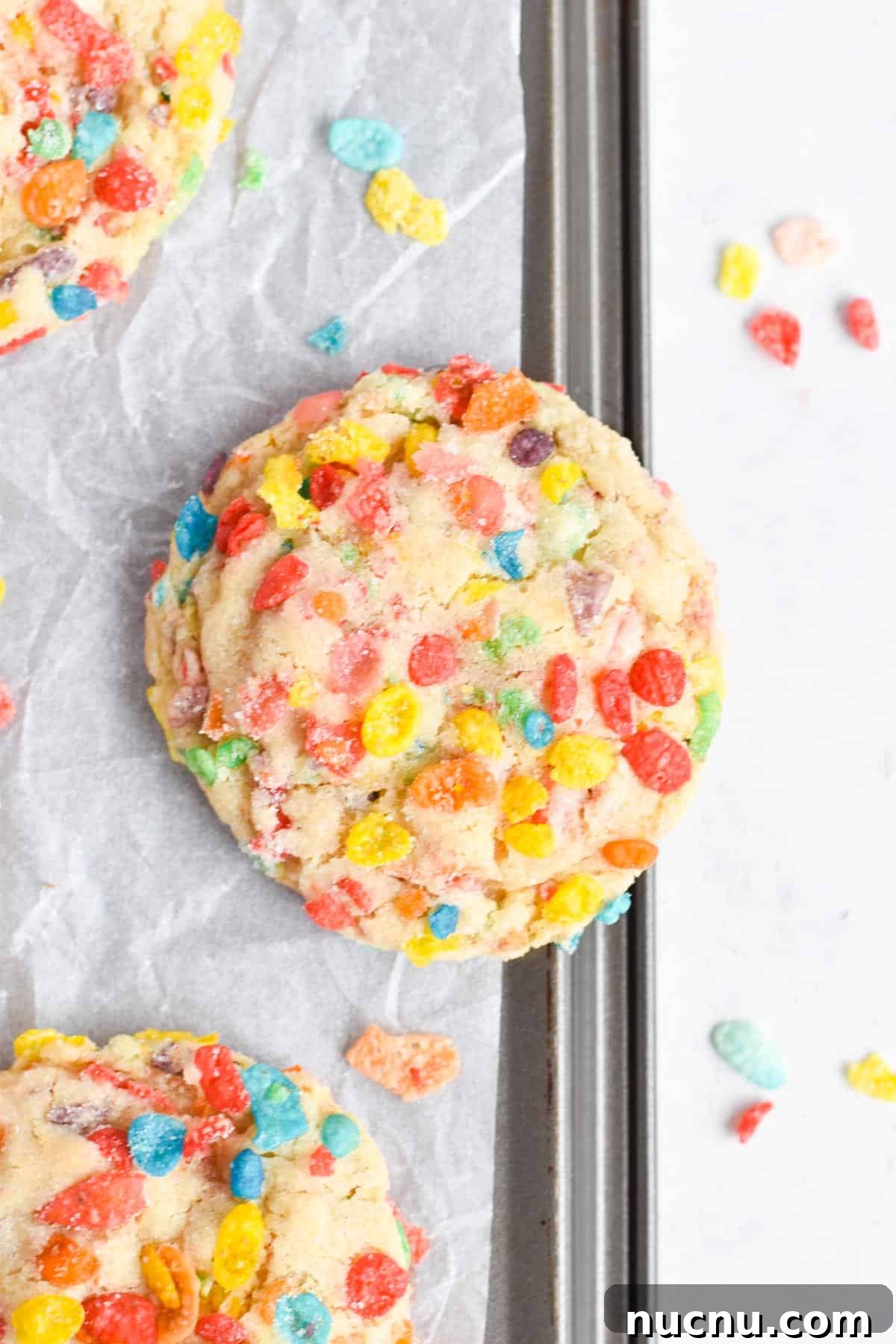 25 Unique Cookie Recipes You’ll Want to Bake Now 11 fruity pebble cookie