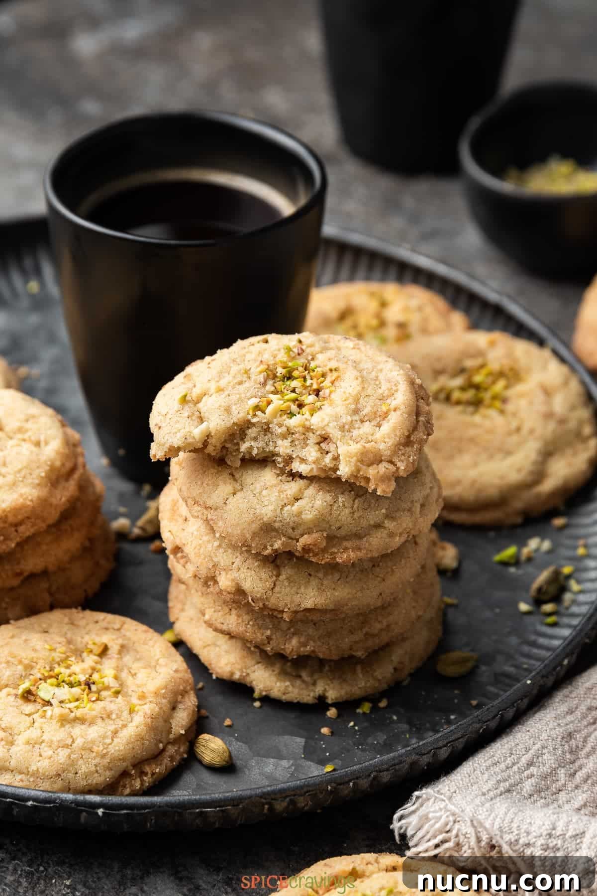 25 Unique Cookie Recipes You’ll Want to Bake Now 19 a stack of indian spice cookies.