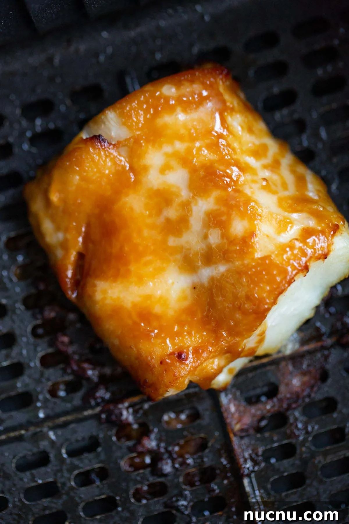 Crispy Air Fryer Miso Cod Recipe — Quick Weeknight Dinner 6 Cooked miso cod in air fryer basket
