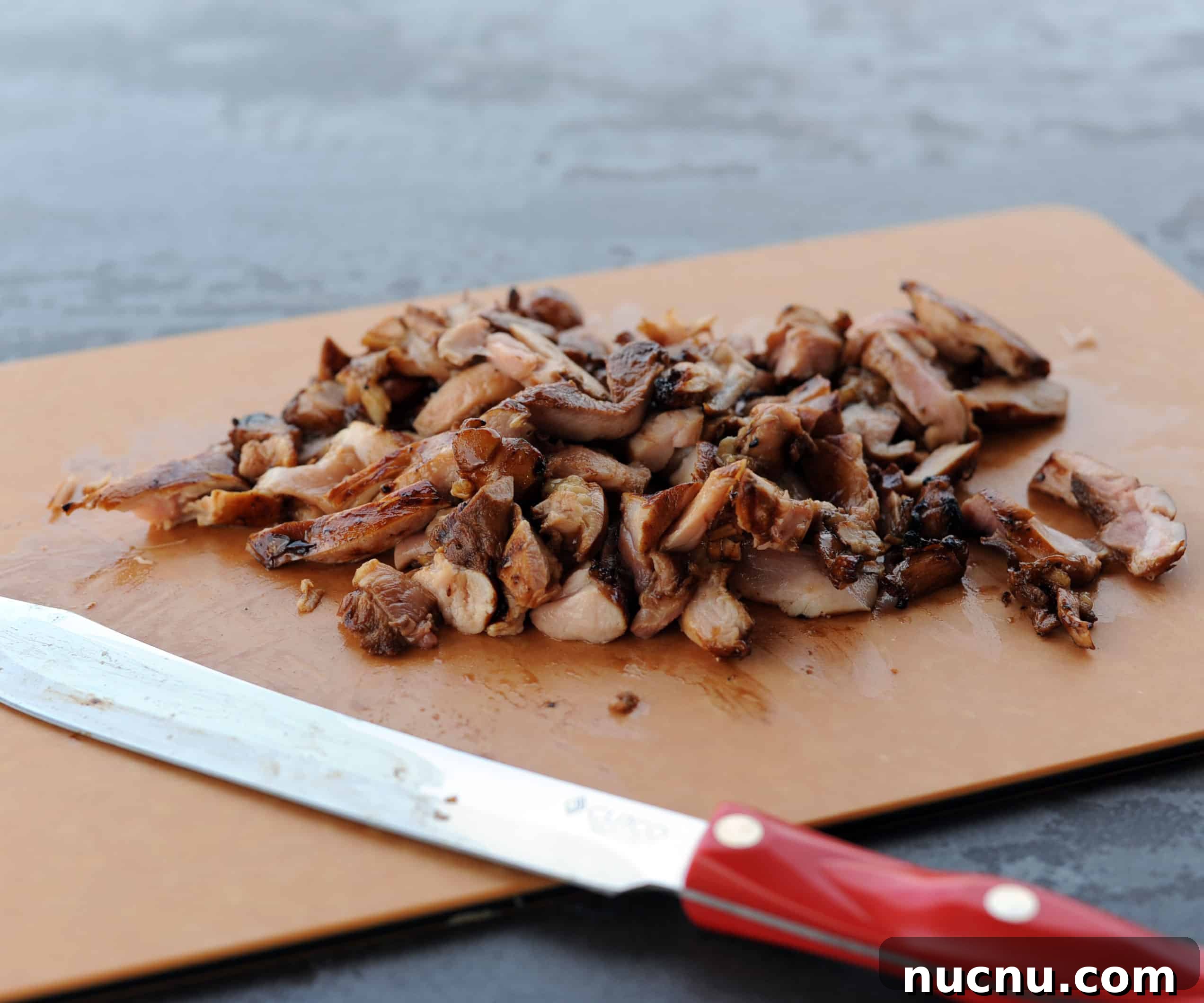 Grilled Pad Thai Recipe: Smoky Stir-Fried Noodles with Shrimp and Peanuts 4 chopped chicken thighs.