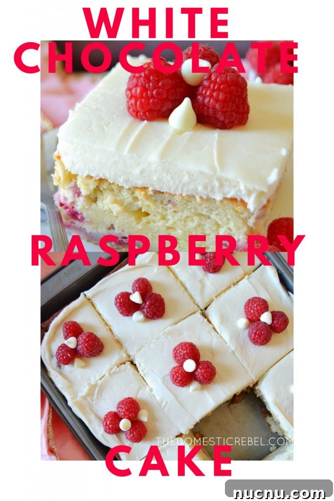 White Chocolate Raspberry Layer Cake Recipe for Celebrations 8 white chocolate raspberry cake photo collage