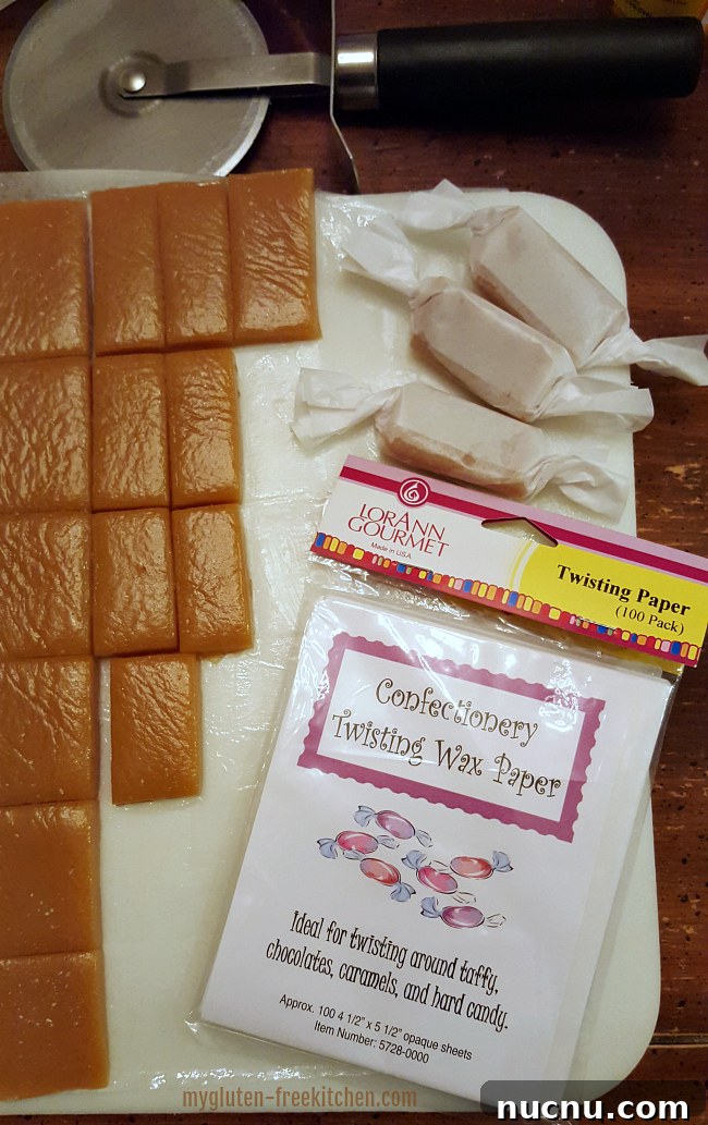 Making Salted Caramels