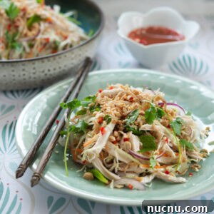 Authentic Vietnamese Shredded Chicken Salad (Gà Xé Phay) 13 Easy Vietnamese chicken salad made with shredded chicken breast, cabbage, herbs, and roasted peanut.