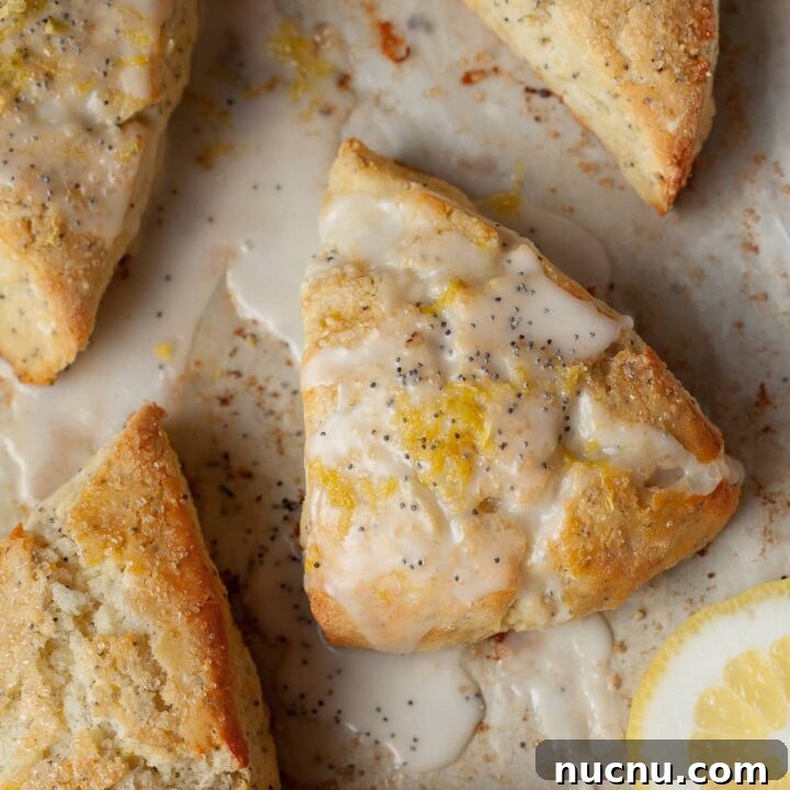 gluten free lemon scones