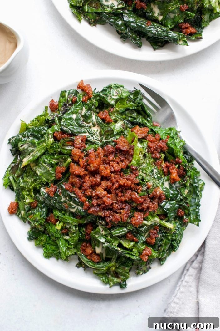 Grilled Kale Caesar with Crispy Chorizo | Every Last Bite Grilled Kale Caesar with Crispy Chorizo