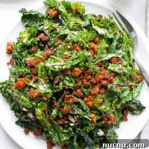 Grilled Kale Caesar Salad with Crispy Chorizo and Parmesan 2 img 22660 7