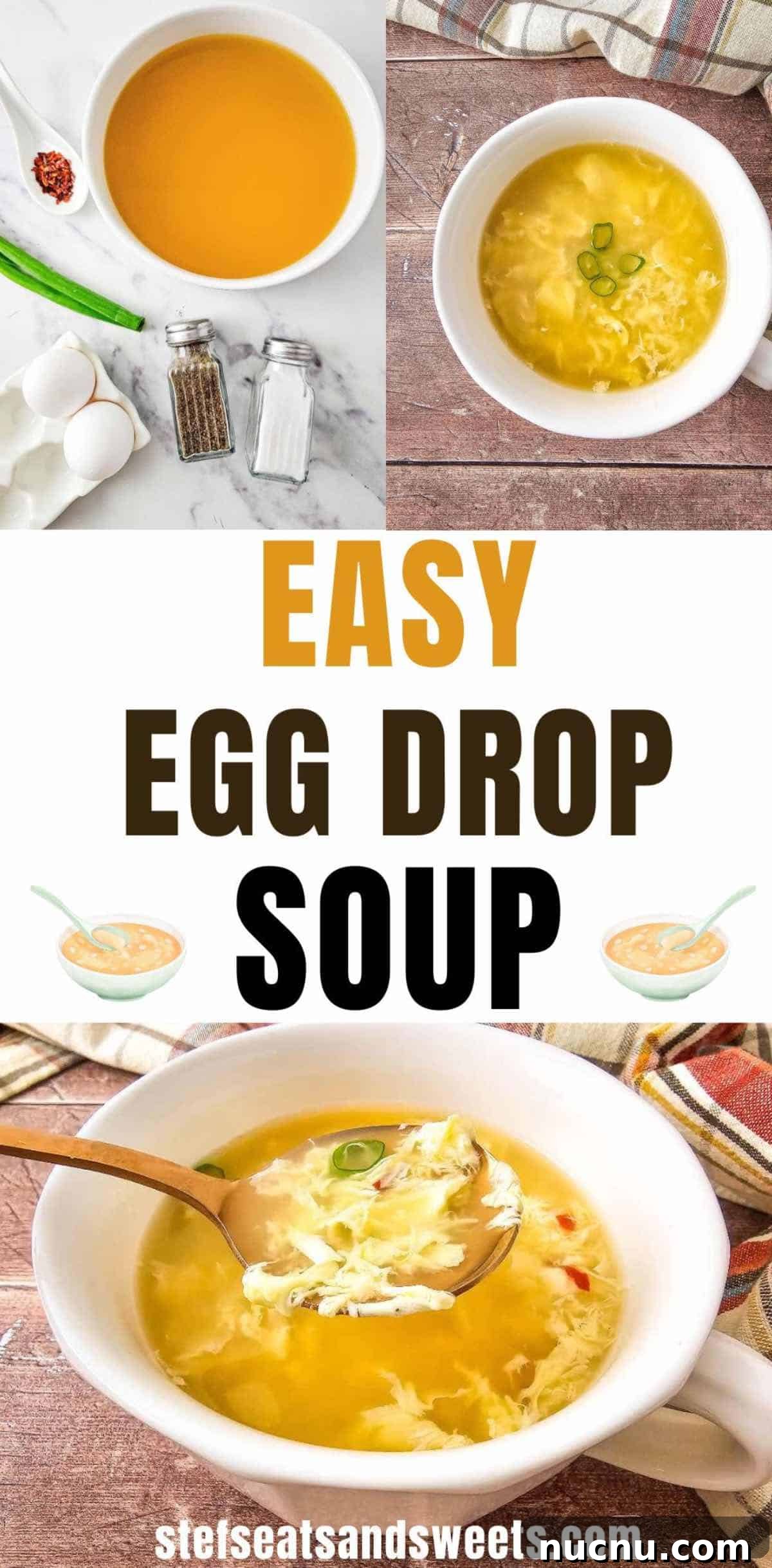 Classic Comfort: Homemade Egg Drop Soup Recipe 7 easy egg drop soup pin