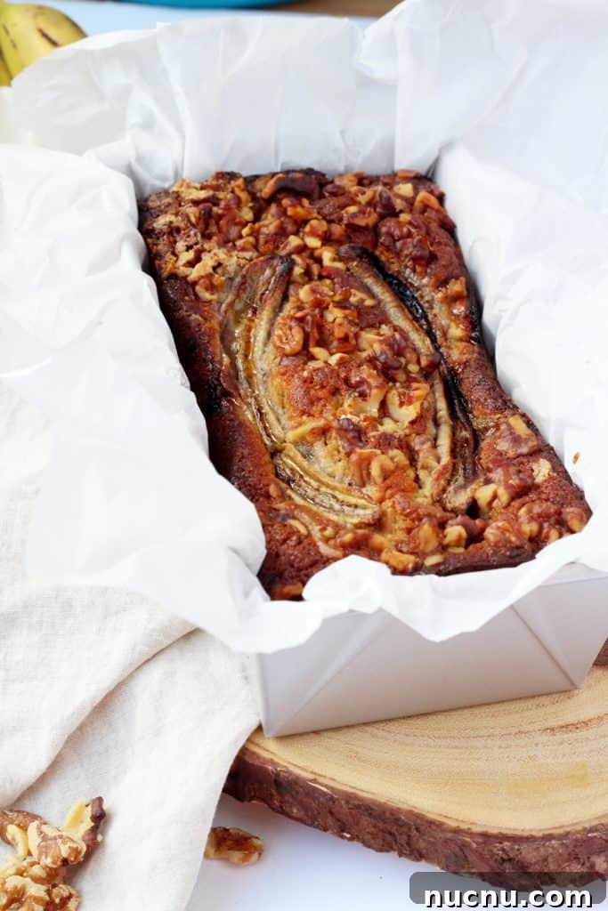 Ultimate Banana Bread Recipe: Moist, Flavorful, and Irresistible 5 banana bread inside the loaf pan