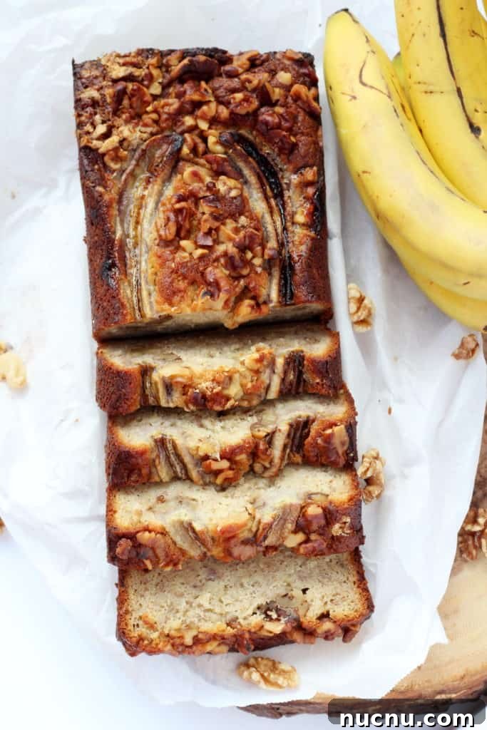 Ultimate Banana Bread Recipe: Moist, Flavorful, and Irresistible 6 banana bread with walnuts