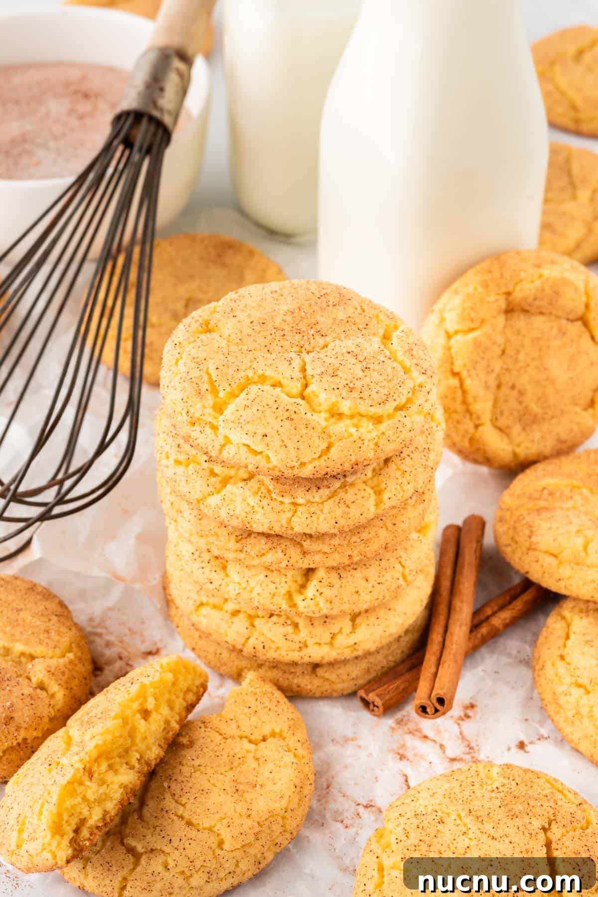 stack of snickerdoodles