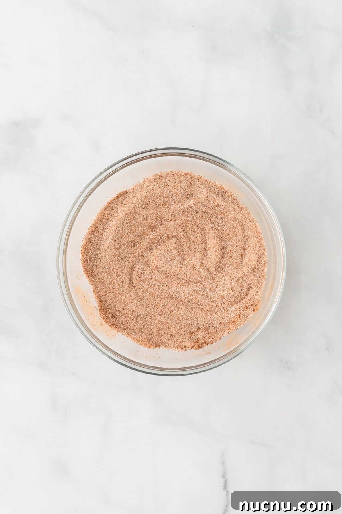 cinnamon sugar topping mixed together in a bowl