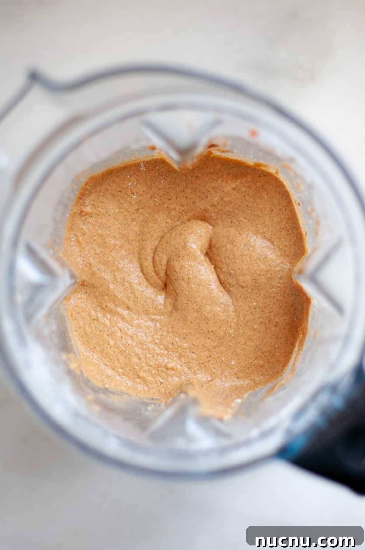 Fluffy Pumpkin Oatmeal Pancakes with Warm Spice 4 pumpkin pancakes in a blender