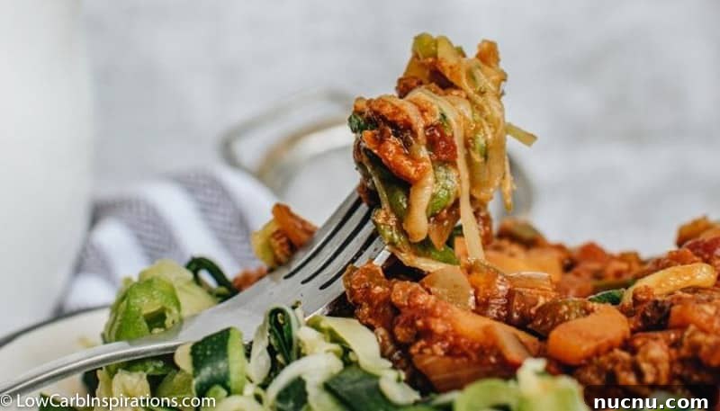 Keto Zucchini Noodles with Rich Bolognese Sauce Recipe 13 Zucchini Noodles with Bolognese Sauce Recipe