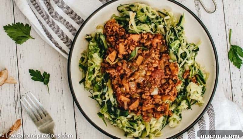 Keto Zucchini Noodles with Rich Bolognese Sauce Recipe 17 Zucchini Noodles with Bolognese Sauce Recipe