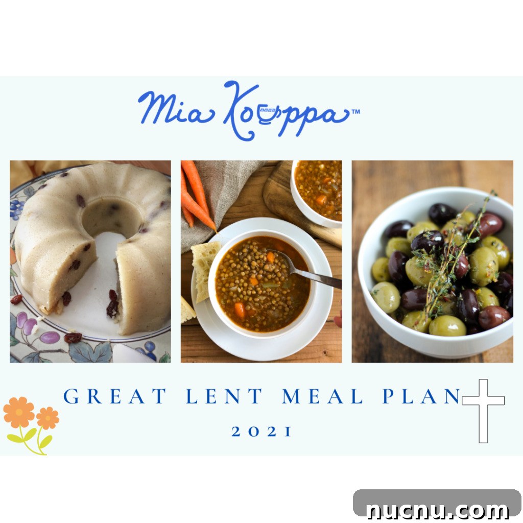 Mia Kouppa Great Lent Meal Plan 2021: Weekly Recipes & Grocery List 2 Great Lent Meal Plan 2021, Mia Kouppa