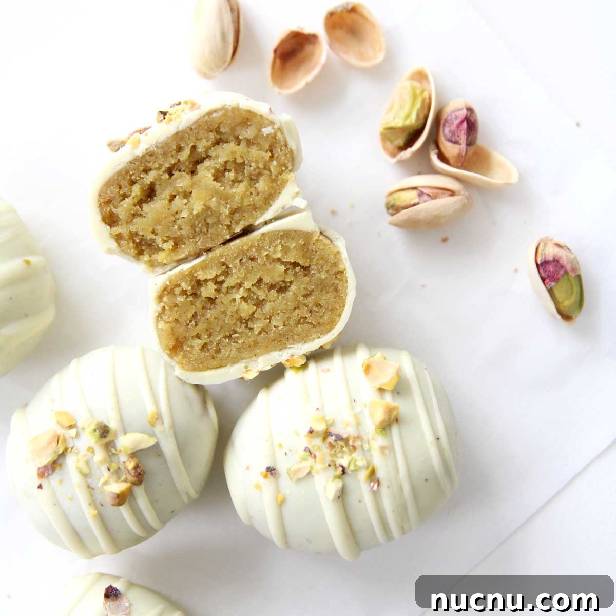 pistachio almond butter easter egg recipe