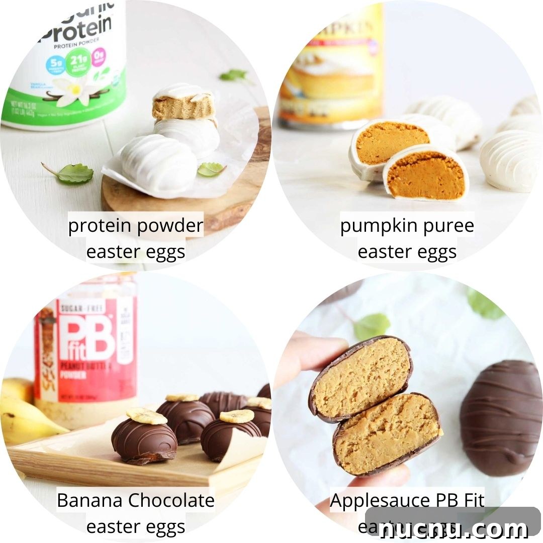 roundup link - PB Fit easter eggs filling flavor variations