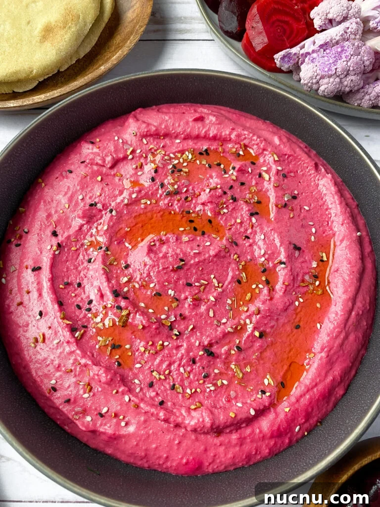 Vibrant Beet Hummus Recipe — Creamy, Quick & Flavorful 2 image beet hummus