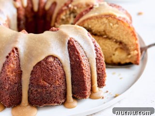 Apple Praline Bundt Cake