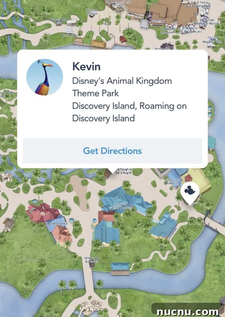 map location for seeing Kevin from UP.