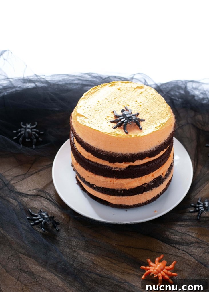 Allergen-Free Halloween Cake — Gluten-Free, Vegan, Top-8-Free 4 easy-allergy-friendly-halloween-layered-cake