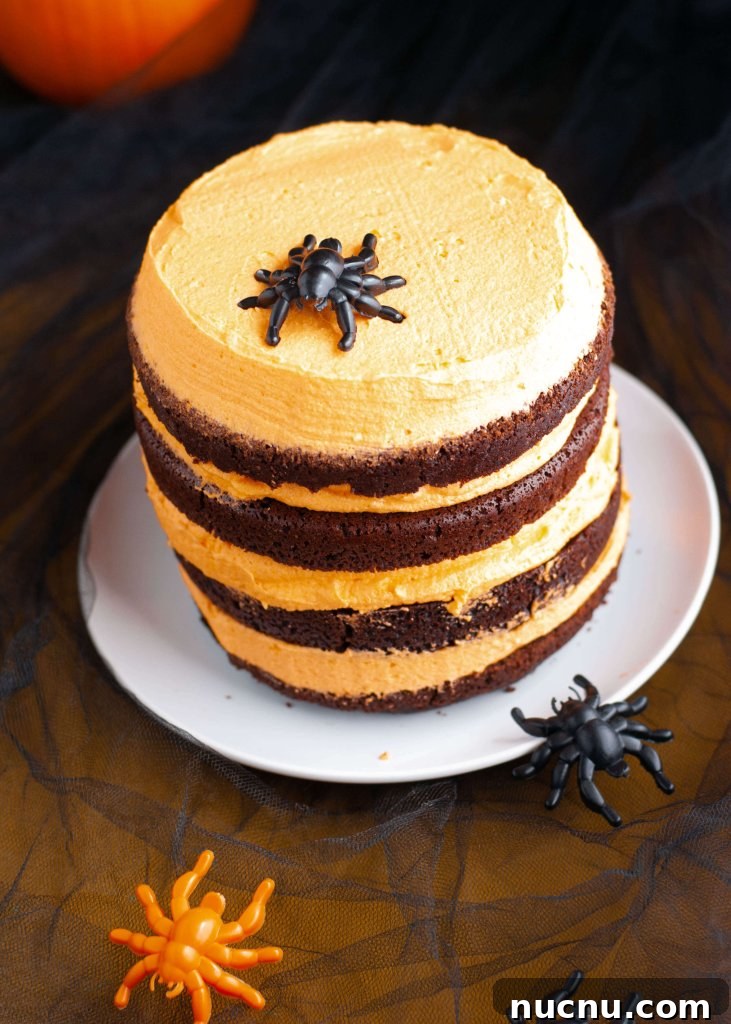 Allergen-Free Halloween Cake — Gluten-Free, Vegan, Top-8-Free 6 gluten-free-vegan-black-and-orange-Halloween-cake