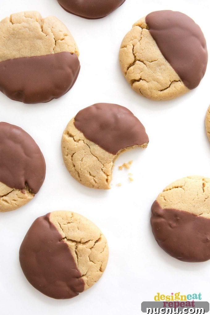 Chewy Peanut Butter Cookie Bars Recipe for Snack Lovers 13 peanut butter cookies dipped in chocolate