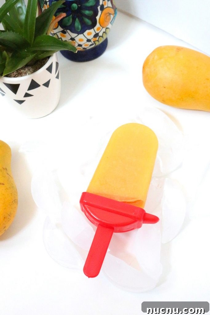 Mango Pineapple Paletas Recipe: Refreshing Tropical Popsicles 4 Tropical Mango-Pineapple Paletas #tropicalpaletas #mangopineapple #tropicalpopsicles