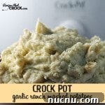These Crock Pot Garlic Ranch Mashed Potatoes are creamy and flavorful!