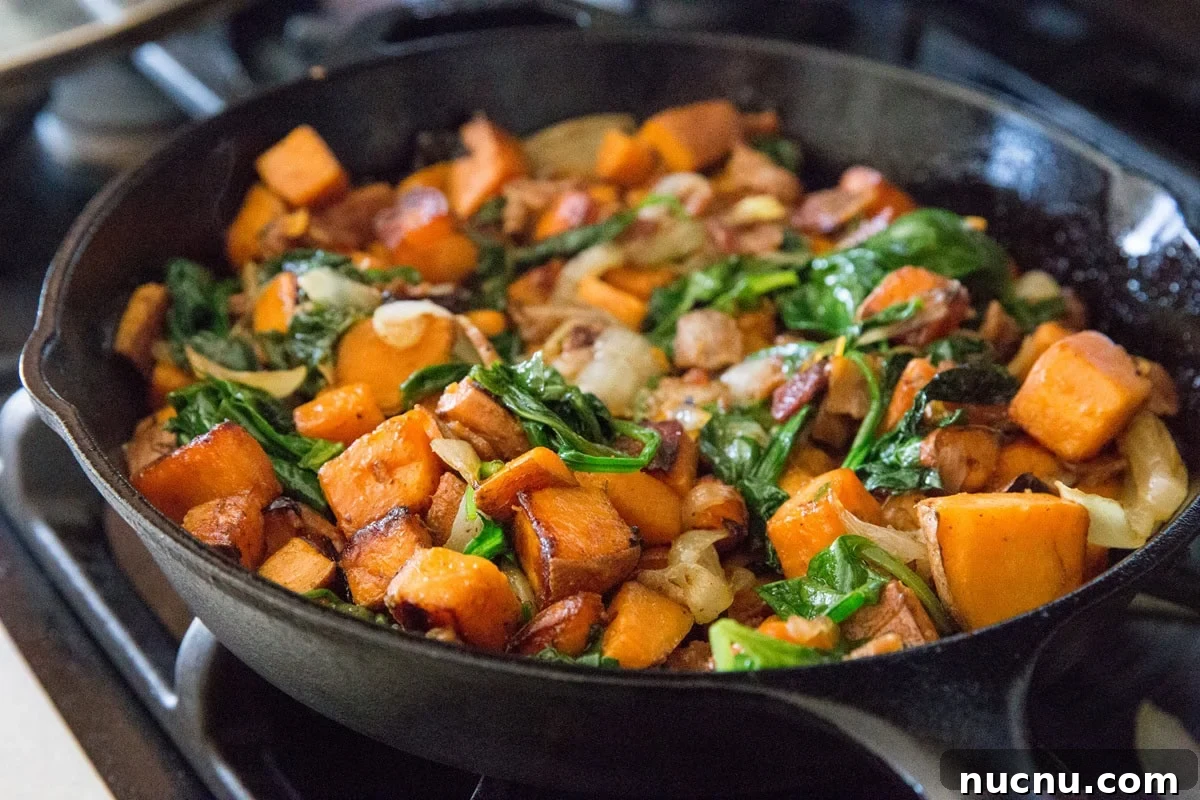 Finished Sweet Potato Hash