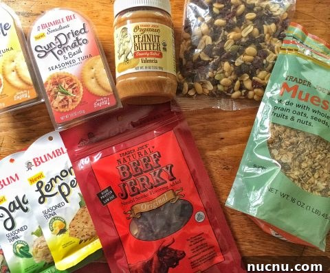 Portable snacks for travel