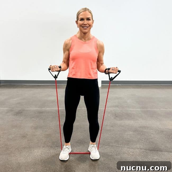 10 Resistance Band Benefits for Effective Home Workouts 3 woman using resistance band for mobility exercises