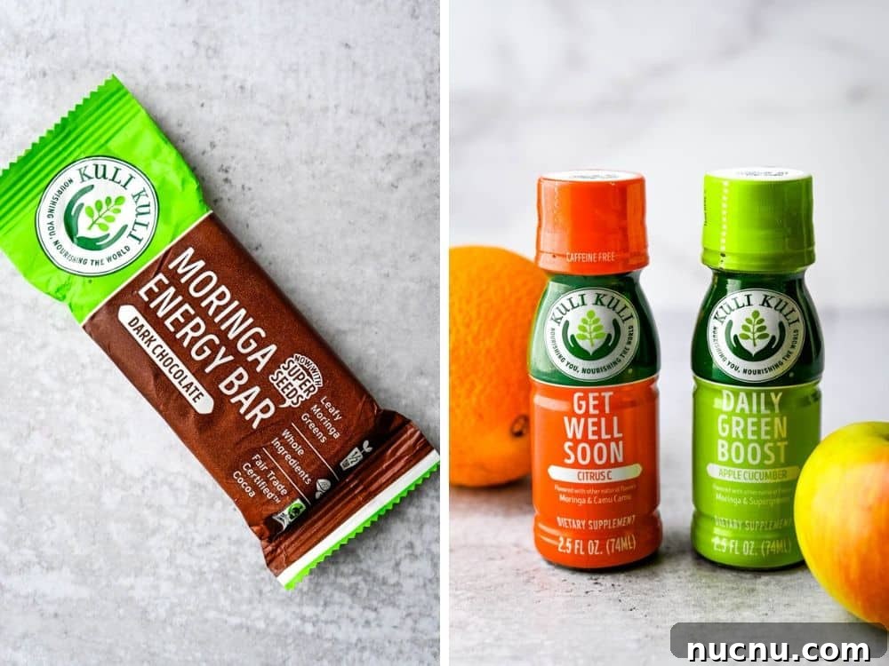 Kuli Kuli Moringa snacks are new food fads at the food trade show.