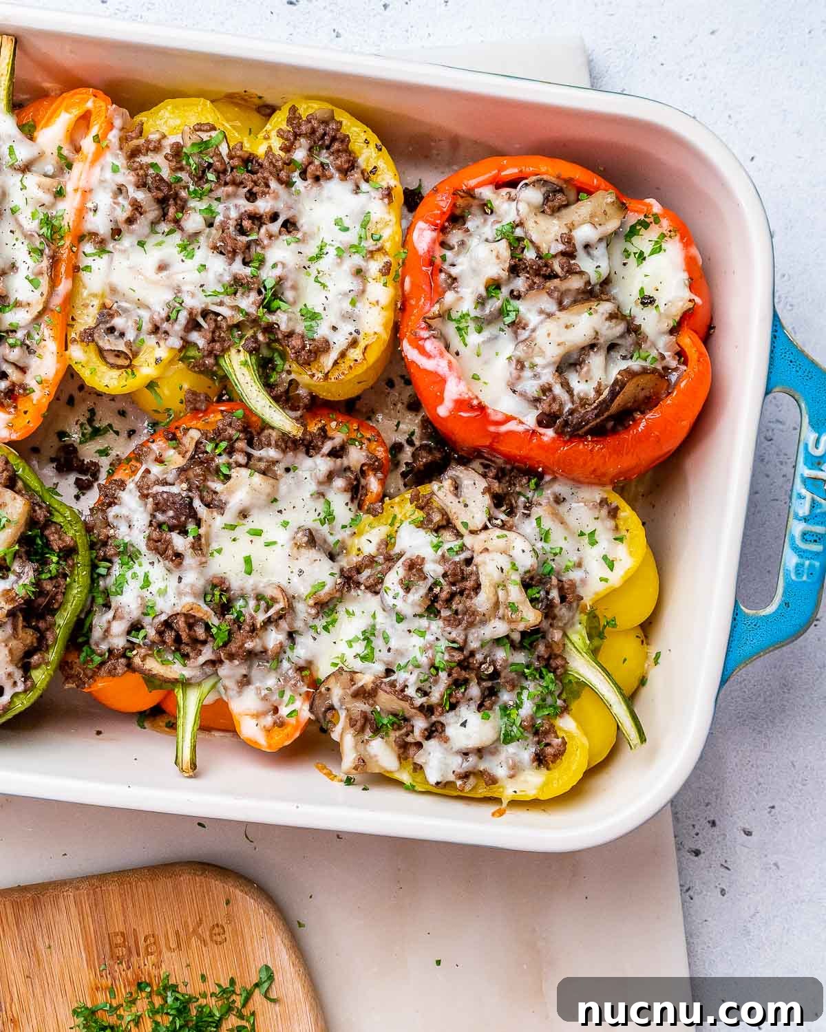 Philly Cheese Steak Stuffed Peppers