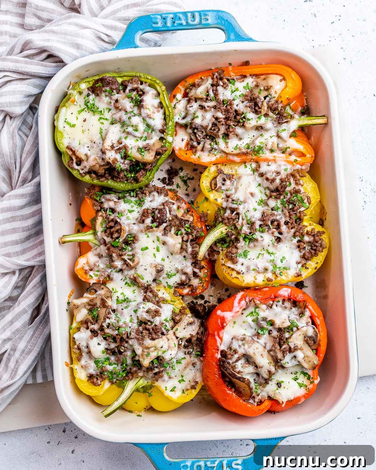 Finished stuffed peppers