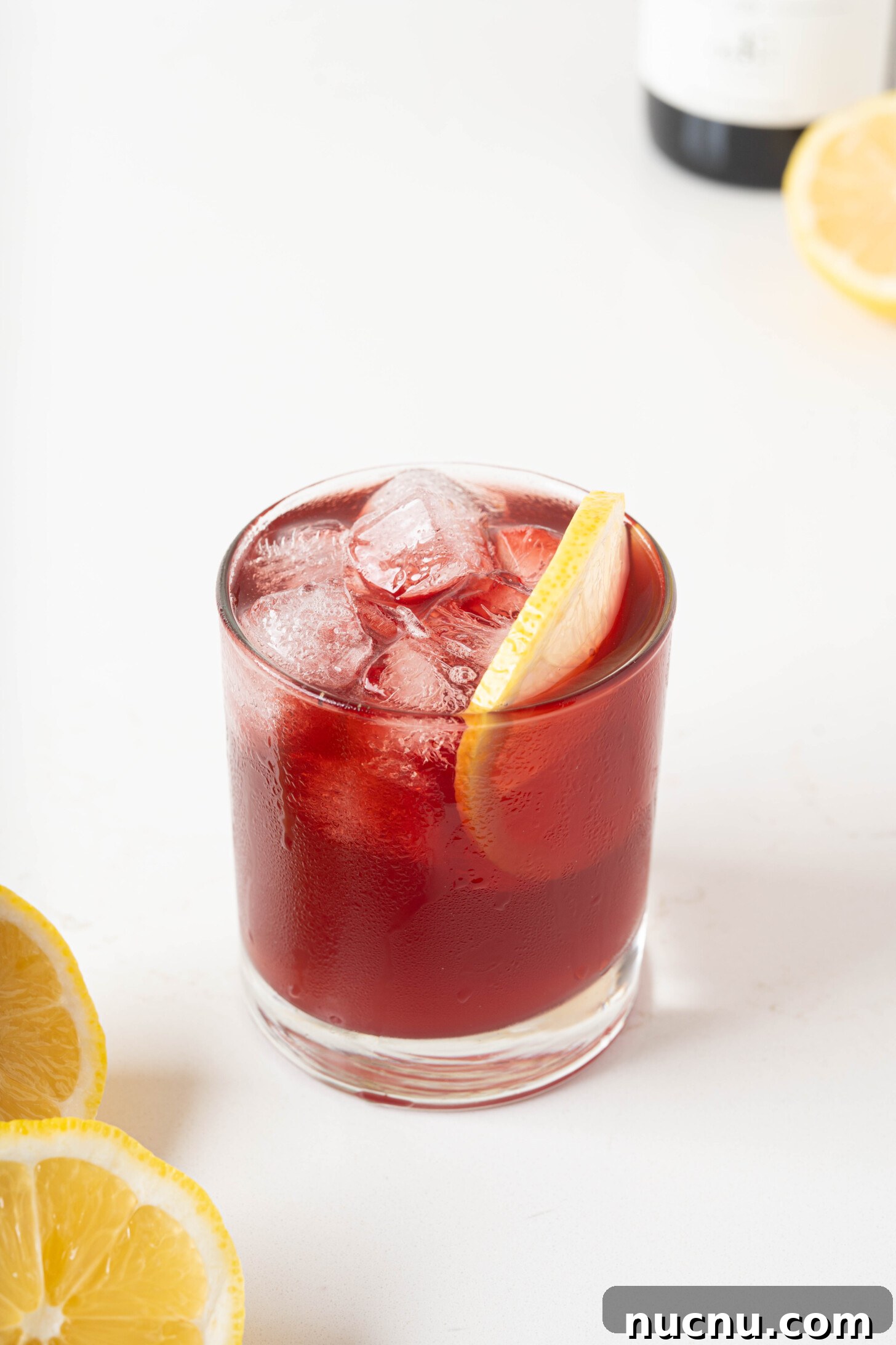 A glass of tinto de verano.