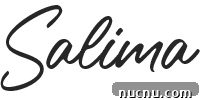 Salima written in cursive