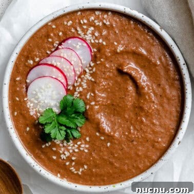 completed Quick Mole Poblano in a bowl