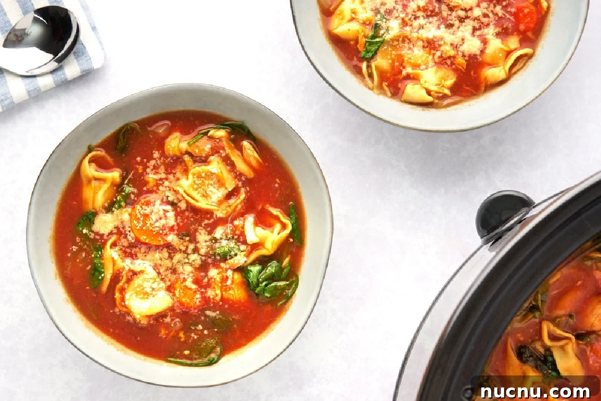 Slow-Cooker-Tomato-Tortellini-Soup-with-Chicken featured