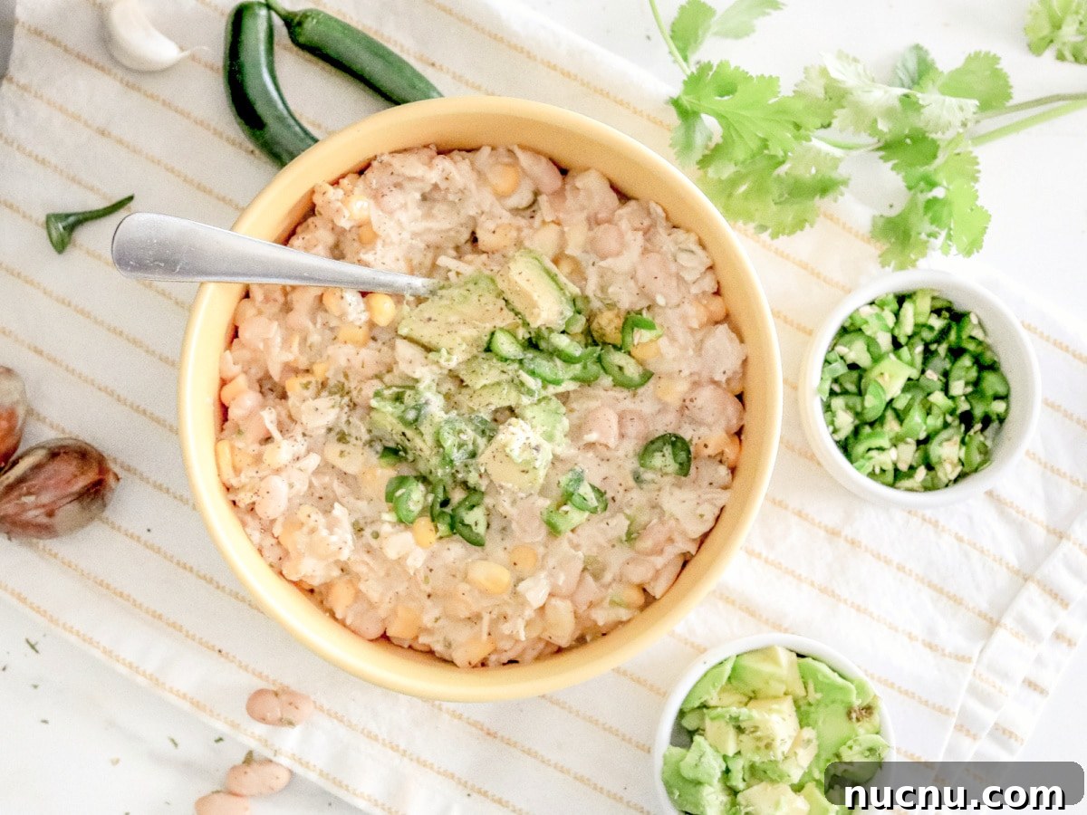 White Chicken Chili Instant Pot Meal