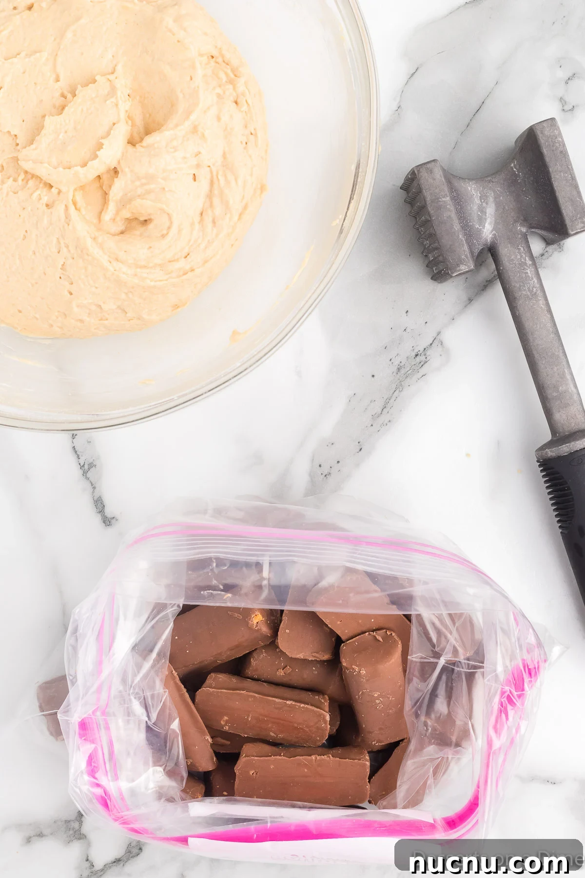 Decadent Butterfinger Pie Recipe — How to Make It at Home 6 Bag of Butterfinger candy ready to be crushed.