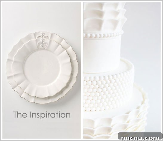 White China Plate by Jessicakes