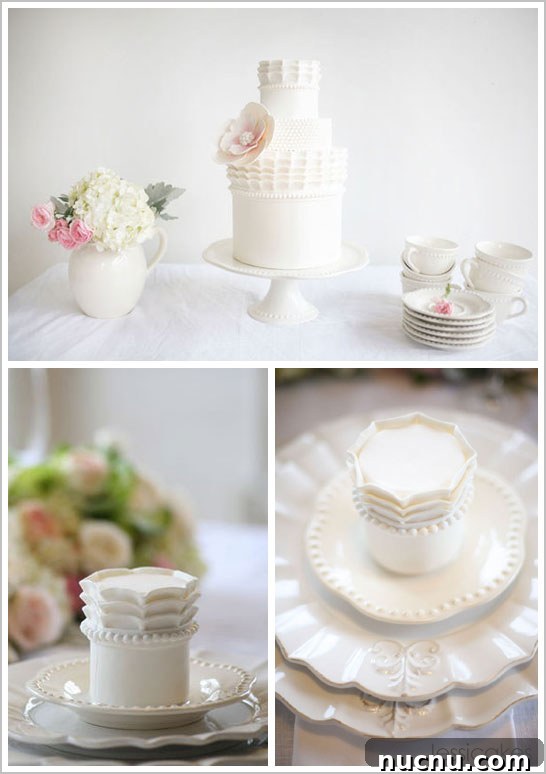White China Cake by Jessicakes