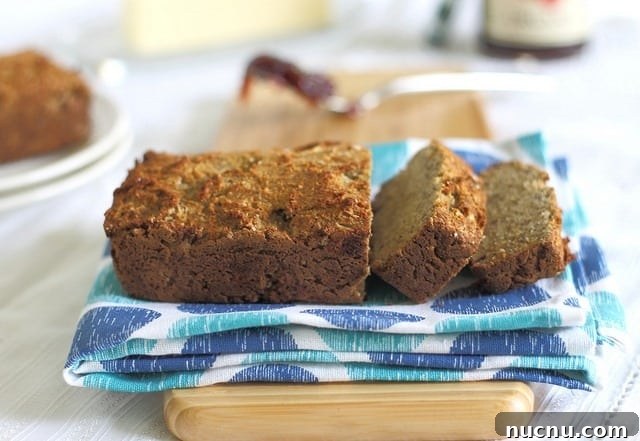 Paleo almond coconut banana bread