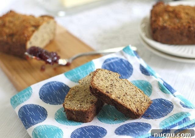 Paleo coconut banana bread