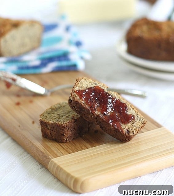 Coconut banana bread