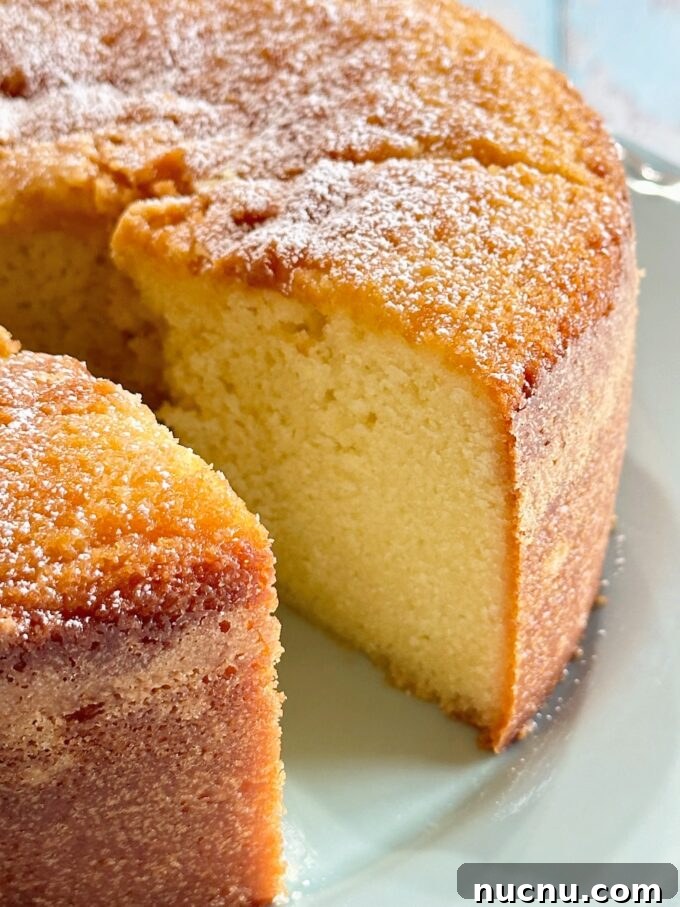 Classic Moist Pound Cake Recipe with Simple Ingredients 7 Pound Cake.